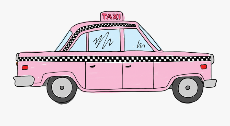 Taxi - Pickup Truck, Transparent Clipart