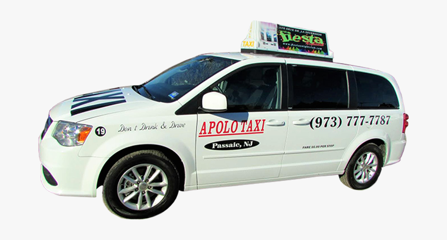 Clip Art Apolo Taxi Passaic Nj - Minivan, Transparent Clipart