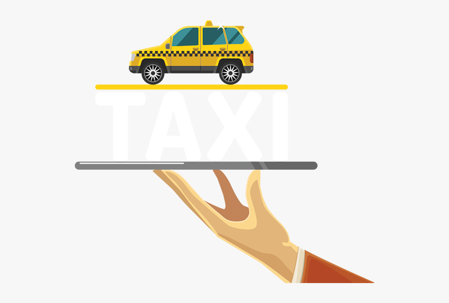 Такси, Transparent Clipart