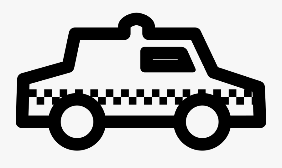Taxi Cab - Free Airport Shuttle Icon, Transparent Clipart
