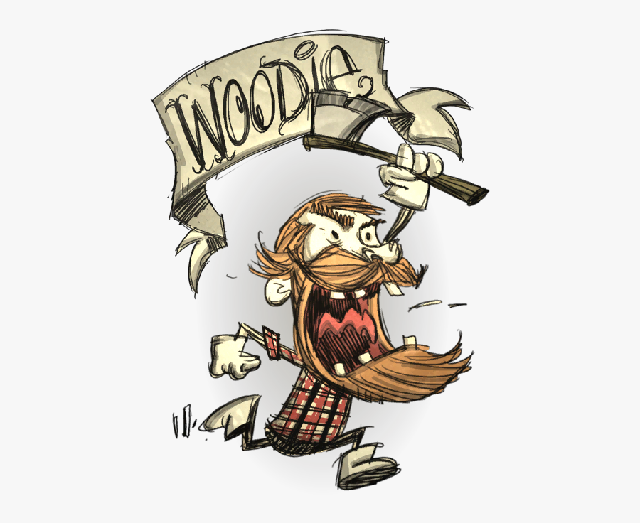 Harp Statue - Don T Starve Characters Woodie, Transparent Clipart