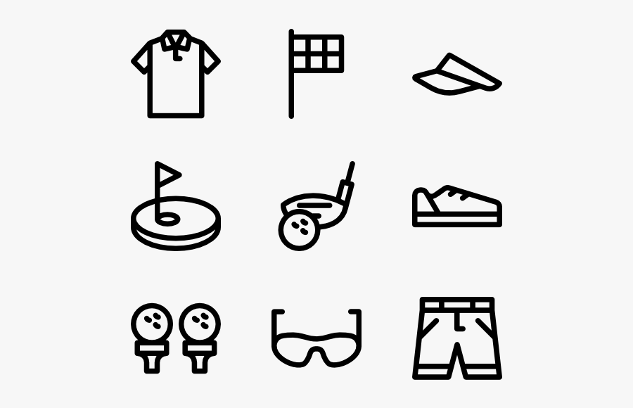 Golf - Greenhouse Symbol, Transparent Clipart