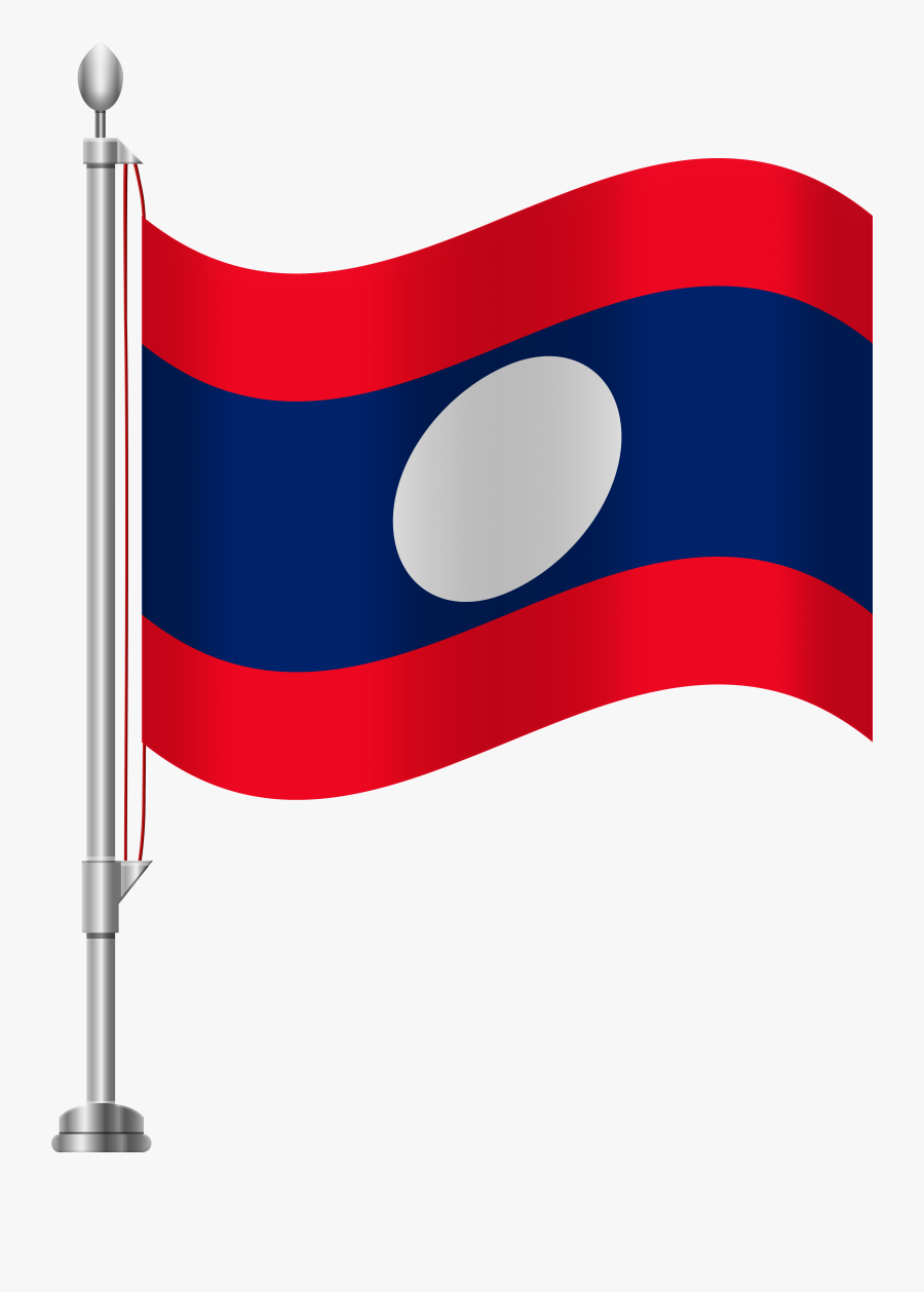 Laos Flag Png Clip Art, Transparent Clipart
