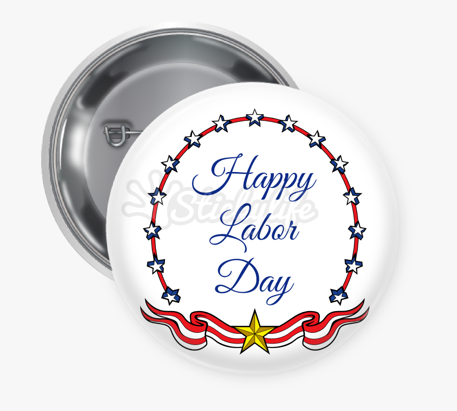 Happy Labor Day Button - Save The Turtles Pin, Transparent Clipart