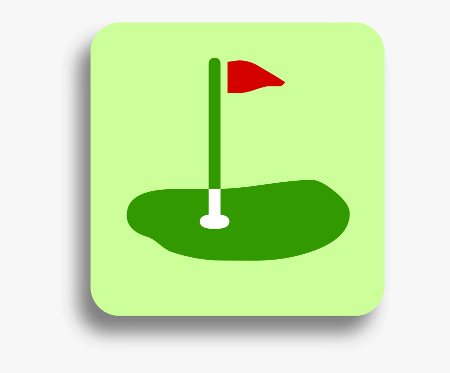 Clipart - Golfcourse - Golf, Transparent Clipart