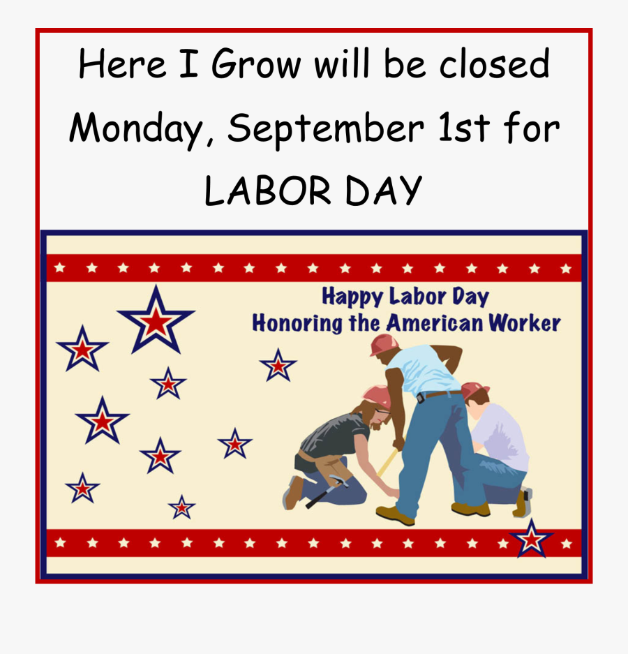 Vintage Labor Day Clip Art , Png Download - American Labor Day 2018, Transparent Clipart