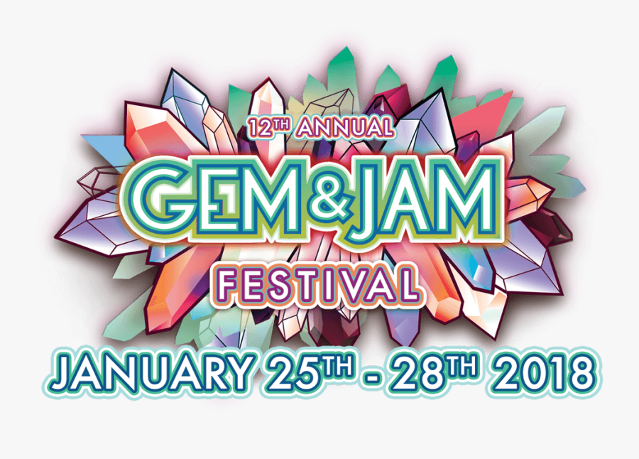 Gem & Jam Festival 2018, Transparent Clipart