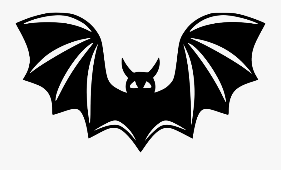 Bat Wing Symbol Black Dark Holiday Night Horror Flight - Terror Icon Png, Transparent Clipart
