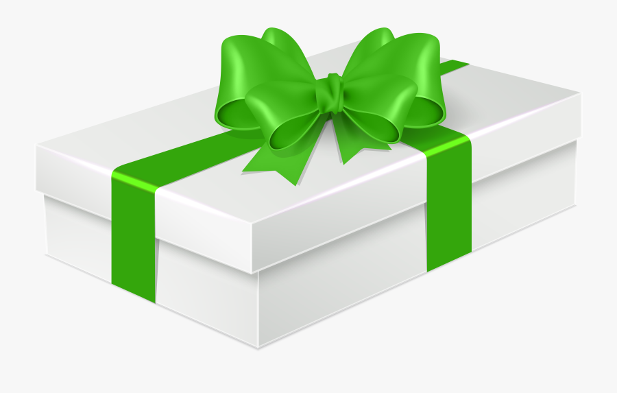With Green Bow Png - Gift Png Pink, Transparent Clipart