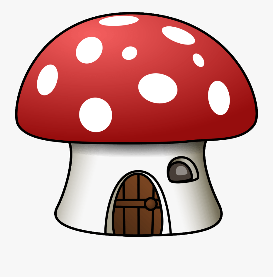 Clipart Of Mushroom - Mushroom House Clipart, Transparent Clipart