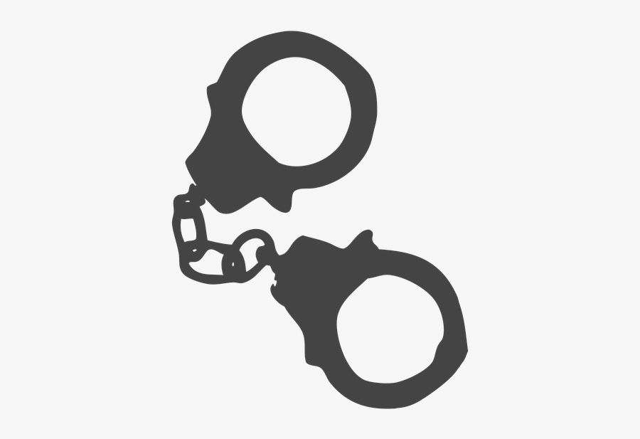 Security, Handcuffs, Chain, Wrists, Hinge, Ratchet - Police Hand Lock Png, Transparent Clipart