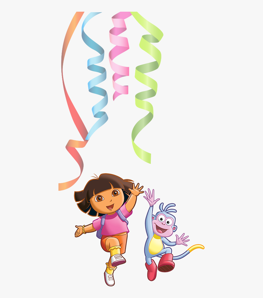 Clip Art Png World - Dora Happy Birthday Png, Transparent Clipart