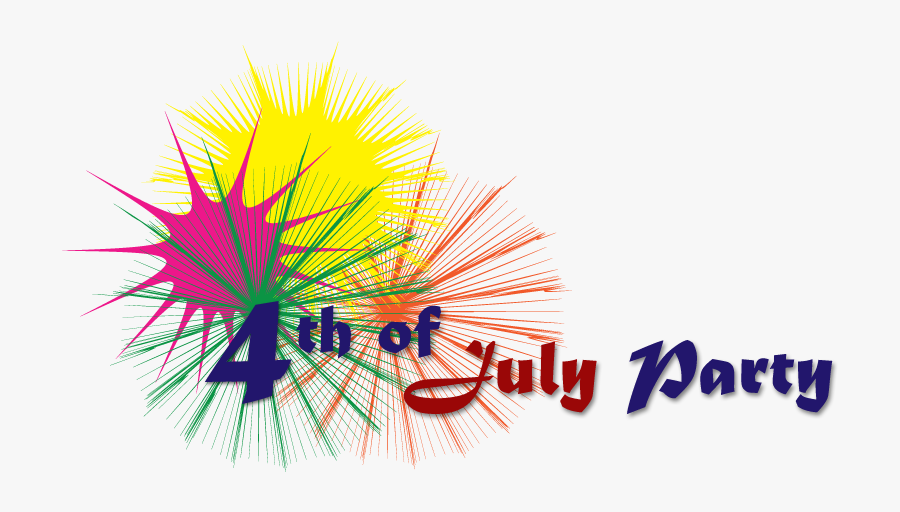 Th Template Word Download - 4th Of July Party Clipart, Transparent Clipart