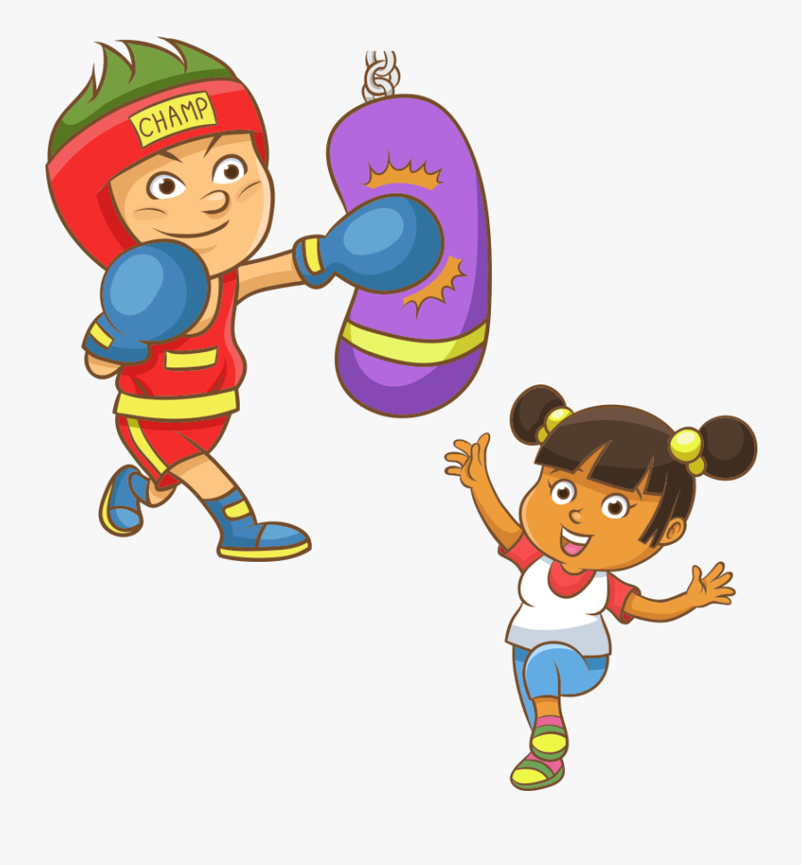 Illustration Sport Children Transprent - Sport Children Drawing, Transparent Clipart