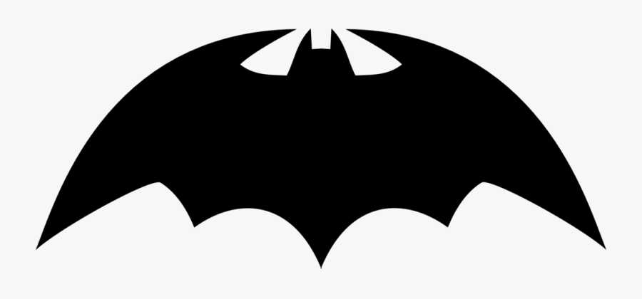 Silhouette Headgear Character Line Clip Art - 2009 Batman And Robin Symbol, Transparent Clipart