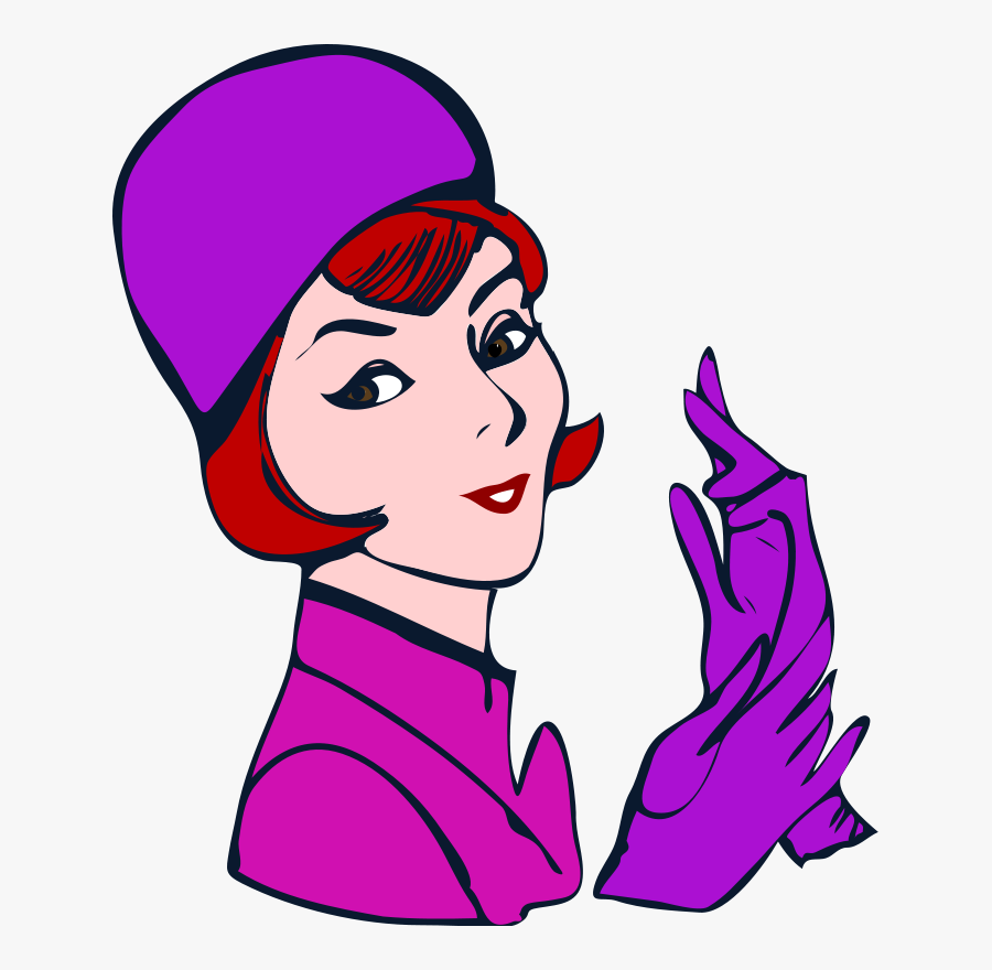 Transparent Boxing Gloves Clipart - Lady Clip Art, Transparent Clipart