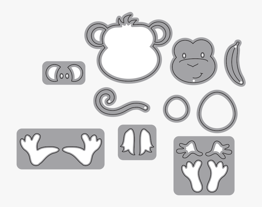 Monkey - Cartoon, Transparent Clipart