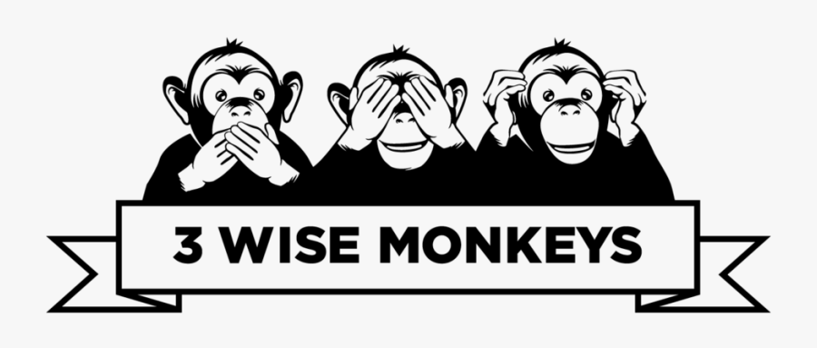 Monkey Clip Art Black And White, Transparent Clipart