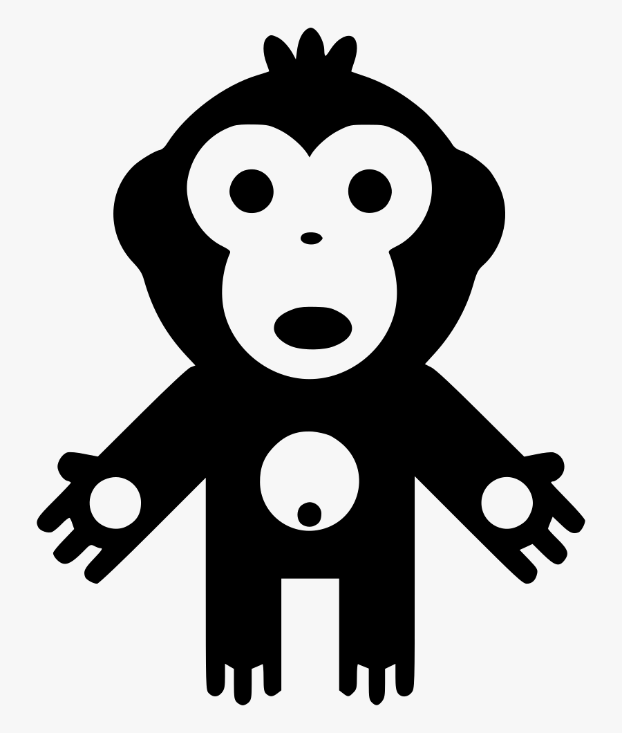 Monkey Icon Png Clipart , Png Download - Sad Monkey Icon, Transparent Clipart