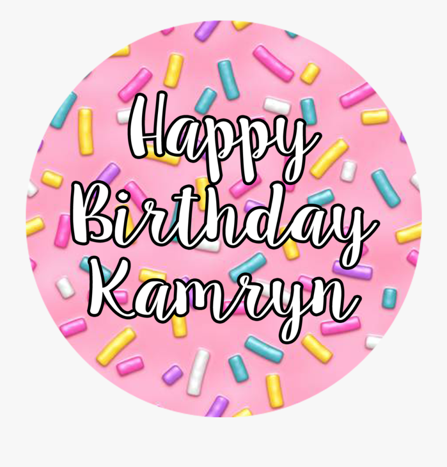 Donut Glaze Sprinkles Background, Transparent Clipart