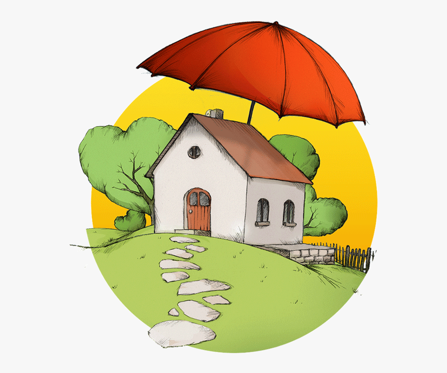 Run Down House Clipart - House Insurance Cartoon, Transparent Clipart