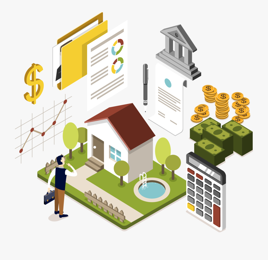 Buying A House Png, Transparent Clipart
