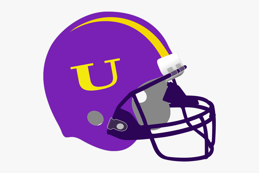 Helmet Clipart Purple - Black Football Helmet Png, Transparent Clipart