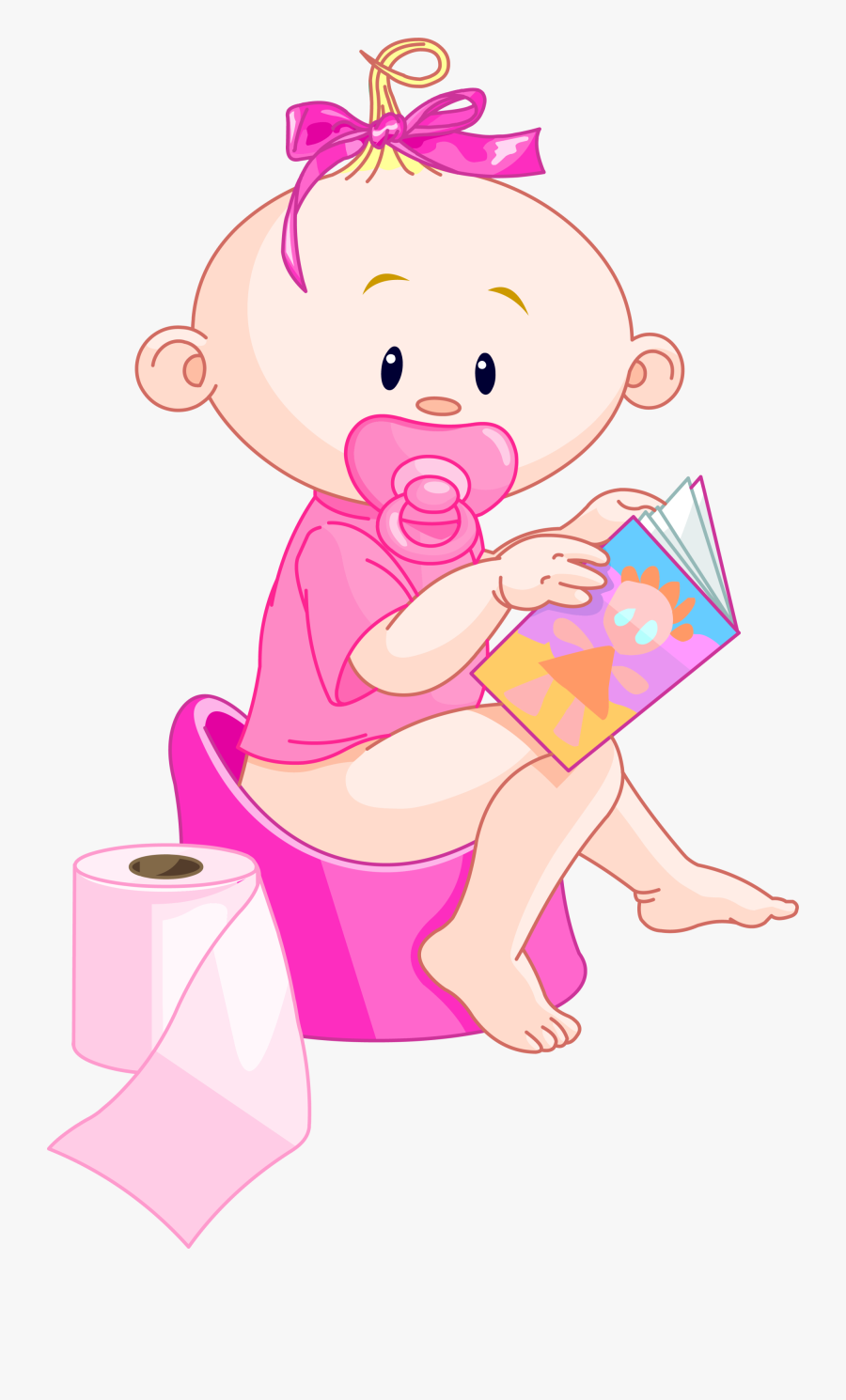 Cartoon Baby Potty Training