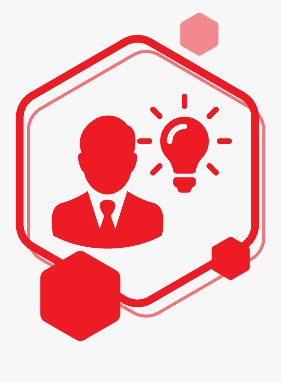Inspiring Clipart Leadership Development - Red Workflow Icon, Transparent Clipart