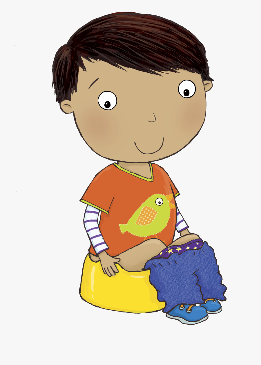 Transparent Bathroom Break Clipart - Enfant Toilette Png, Transparent Clipart