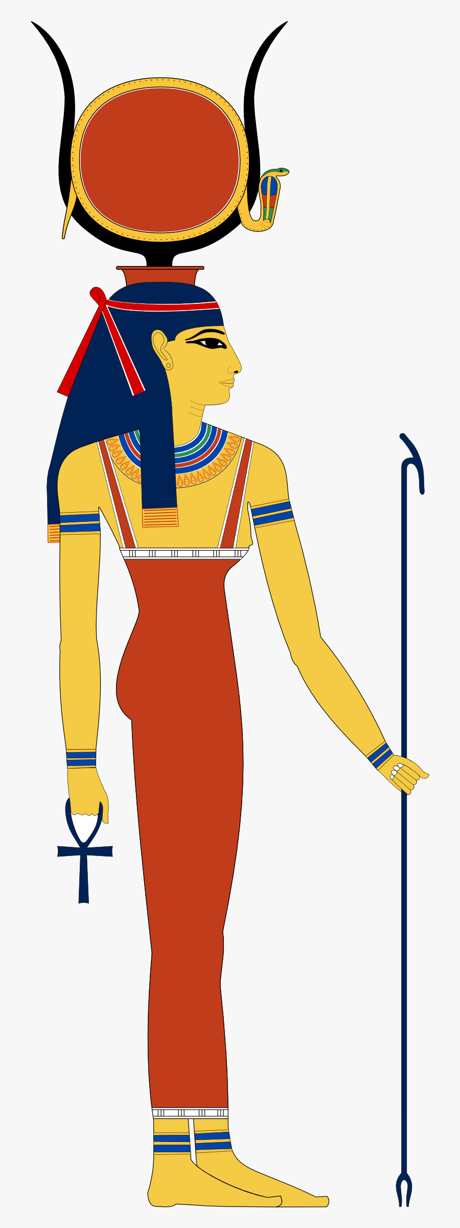 Hathor - Hathor Ancient Egypt, Transparent Clipart