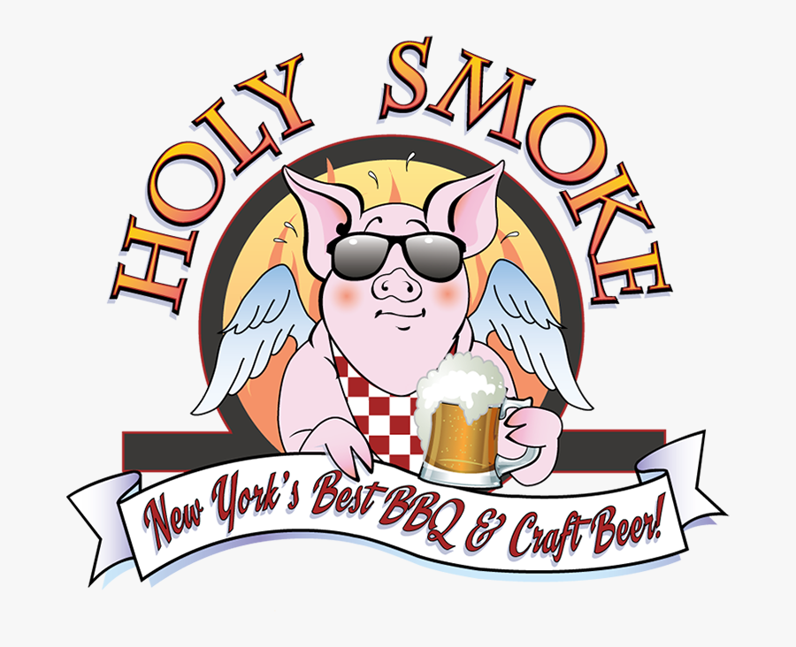 Holy Smokes Bbq Logo, Transparent Clipart