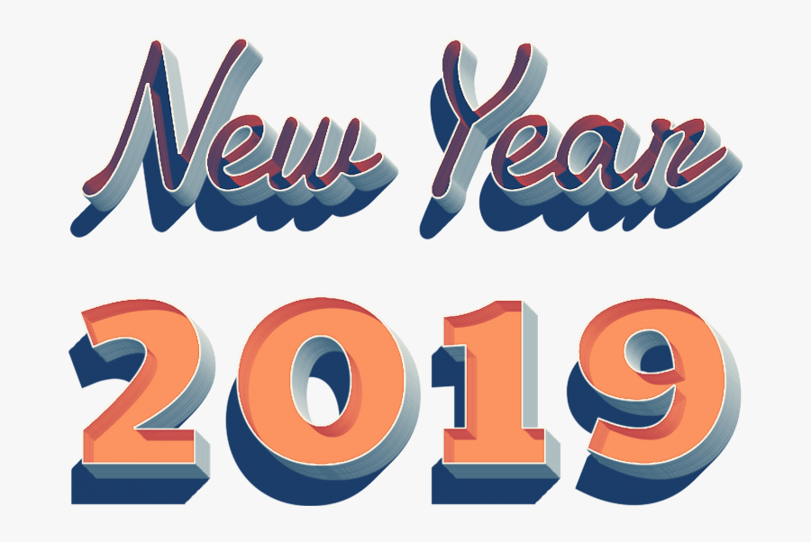 Free Png Download New Year 2019 Png Png Images Background - Graphic Design, Transparent Clipart