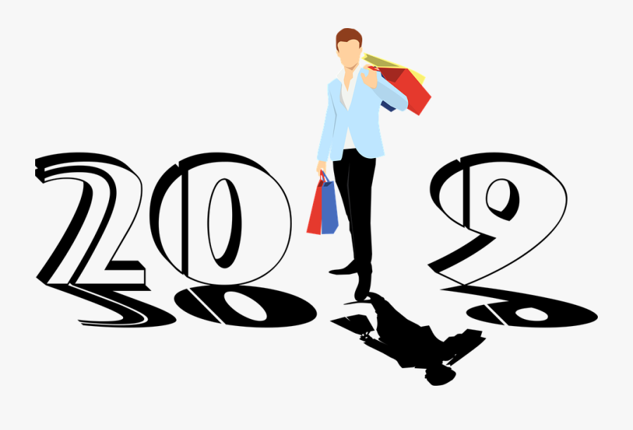 New Year, 2019, Fashion, Shopping, Bags, Paper - Fashion New Year 2019, Transparent Clipart
