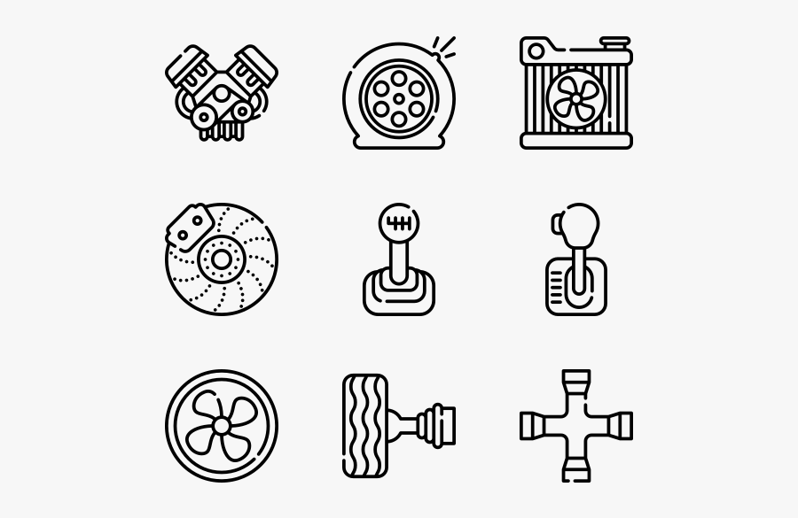 Car Engine - Couple Icon Transparent, Transparent Clipart