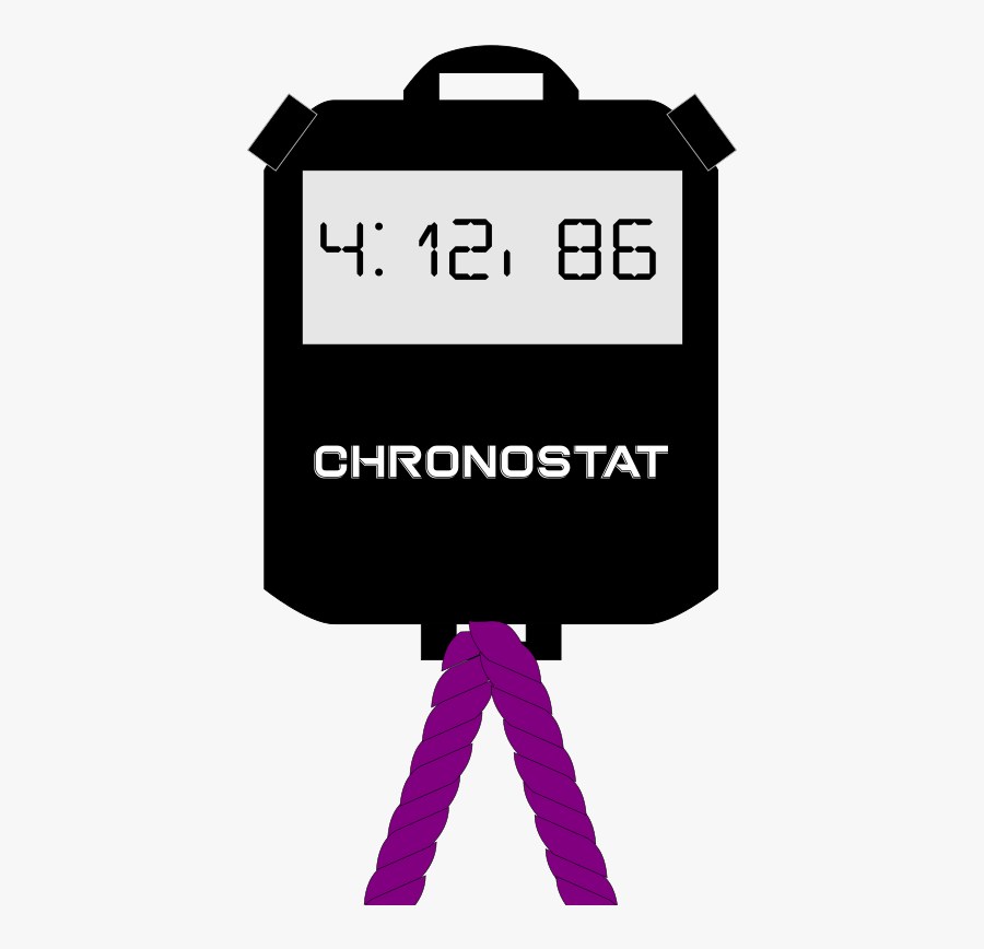 Digital Stopwatch - Illustration, Transparent Clipart