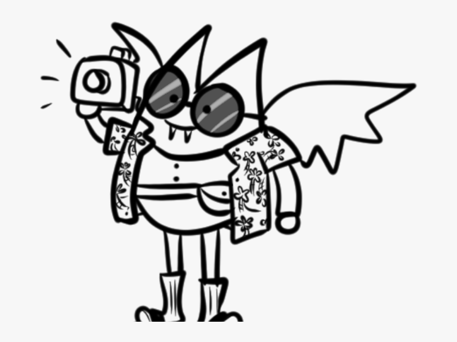 Summer Oneg Halloween Digital Art Spooky Tourist Summer - Cartoon, Transparent Clipart