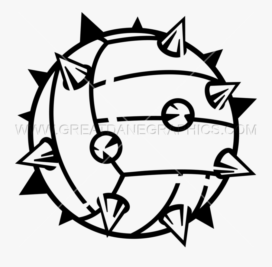 Spiky Volleyball, Transparent Clipart