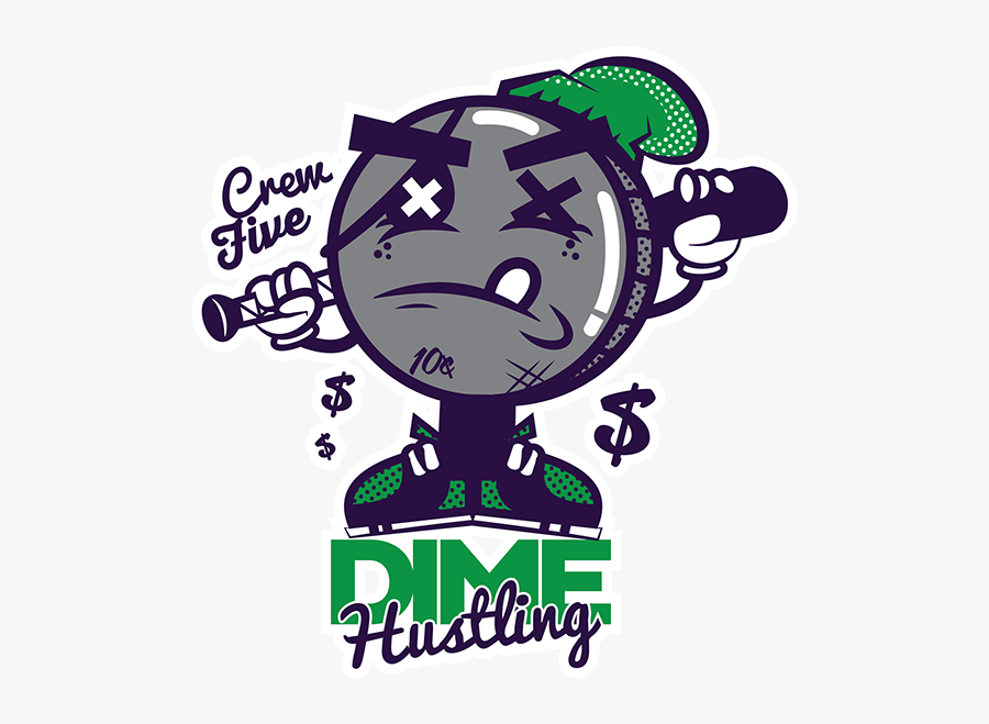 Dime Hustle, Transparent Clipart