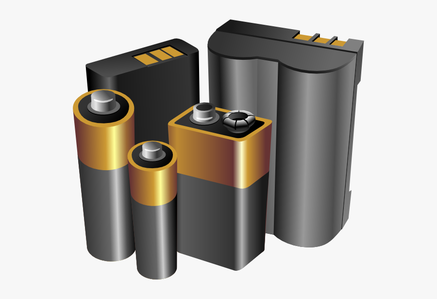 Batteries Clipart, Transparent Clipart