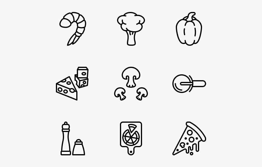 Pizza - Jacket Vector Icon, Transparent Clipart