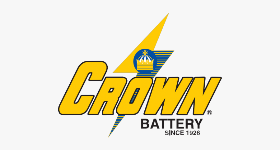 Crown Battery Logo, Transparent Clipart