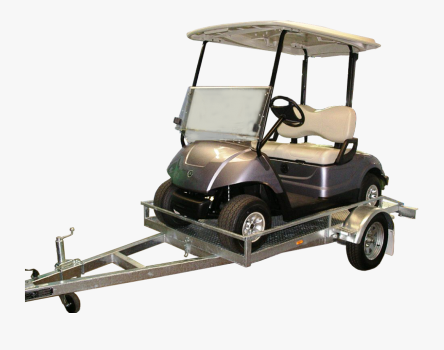 Golf Cart On Trailer, Transparent Clipart