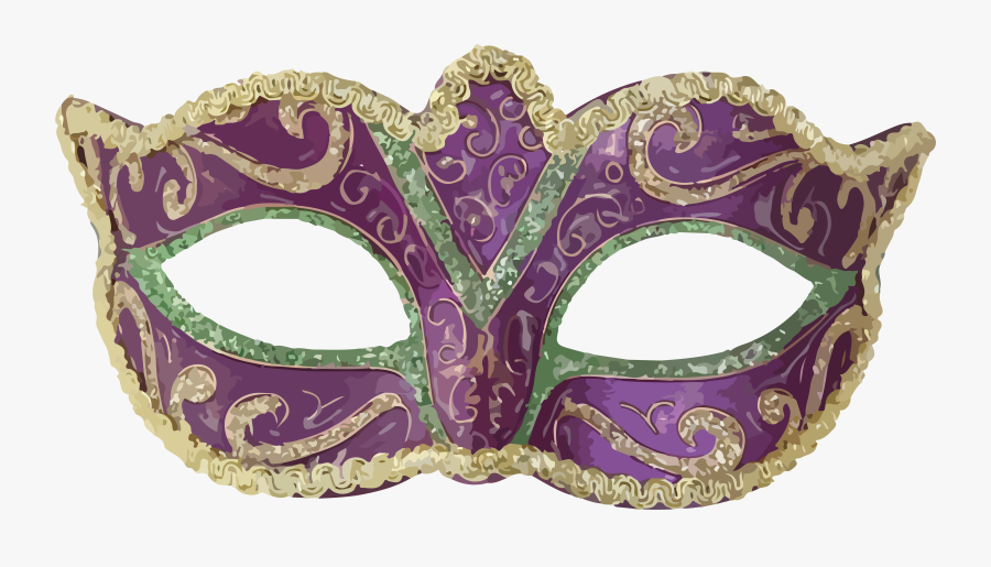 Mardi Gras Mask Png, Transparent Clipart