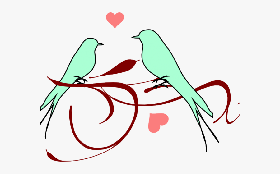 Wedding Love Birds Png, Transparent Clipart