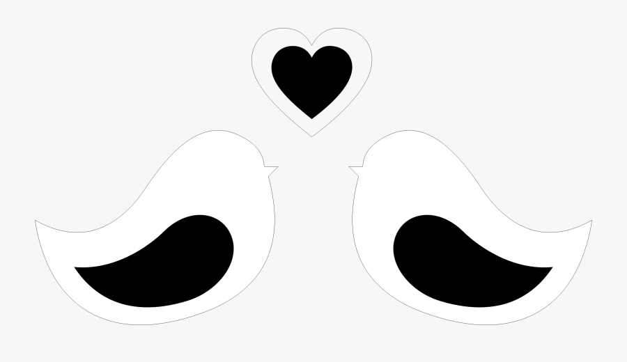 Love Birds Ii Inverse Icons Png, Transparent Clipart