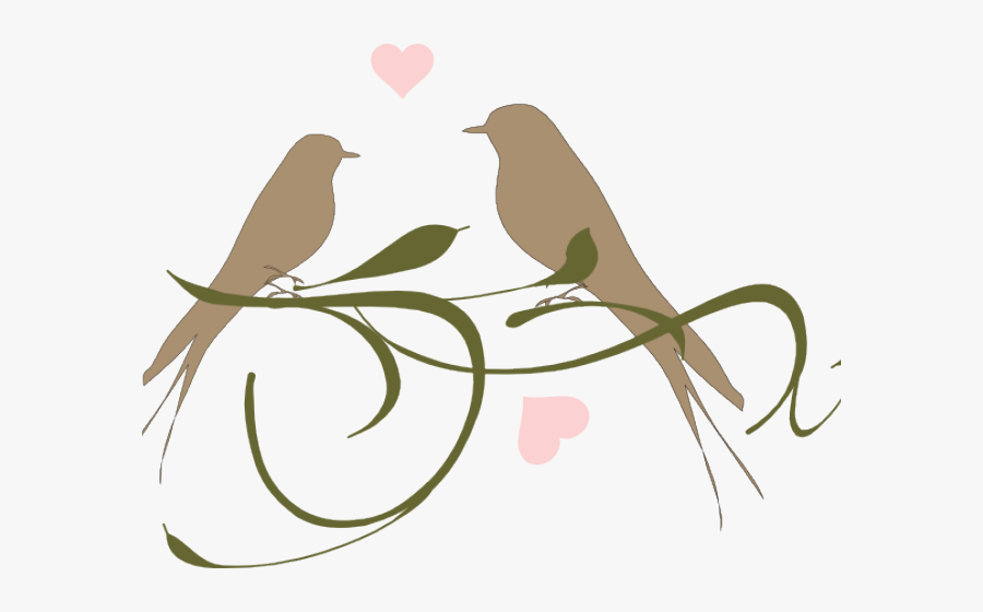 Love Birds Cartoon Png, Transparent Clipart