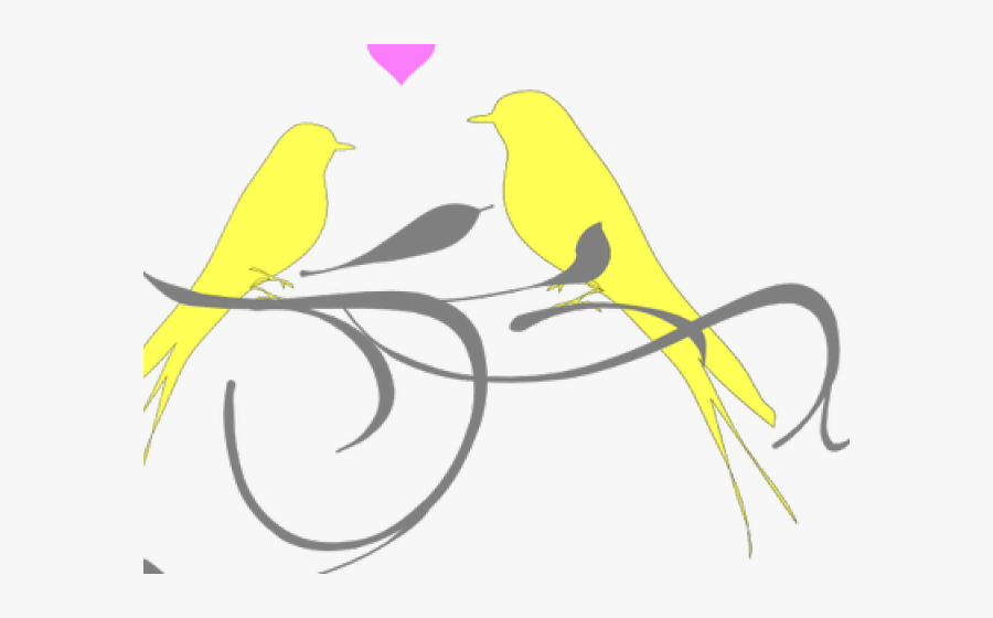 Love Birds Clipart Frame Png - Love Birds Transparent, Transparent Clipart