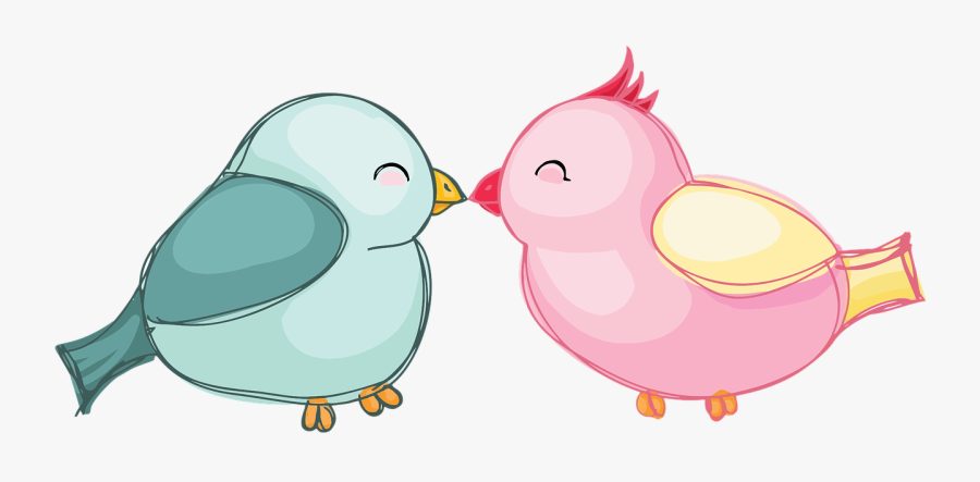 Lovebirds, Birds, Love, Romance, Couple, Animals - Buon Mercoledì Augurando It, Transparent Clipart