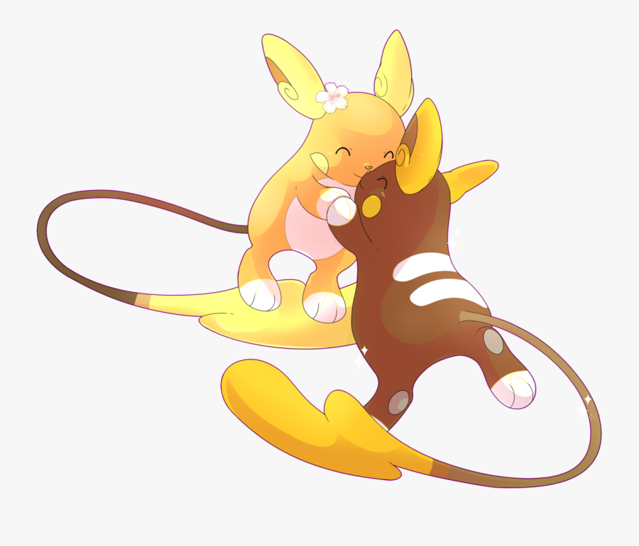 Shiny Alolan Raichu Fanart Clipart , Png Download - Love Raichu And Alolan Raichu, Transparent Clipart